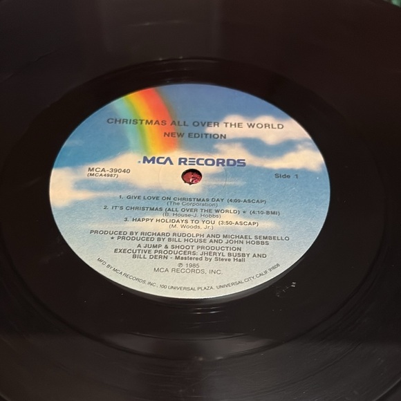 New Edition - “Christmas All Over The World” Vinyl LP - Picture 4 of 6